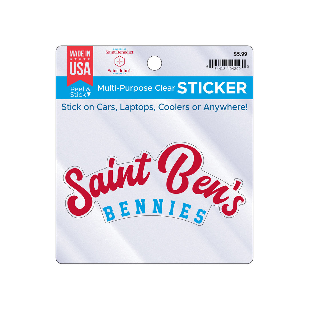 STICKER CSB JAR CLEAR ST BENS BENNIES