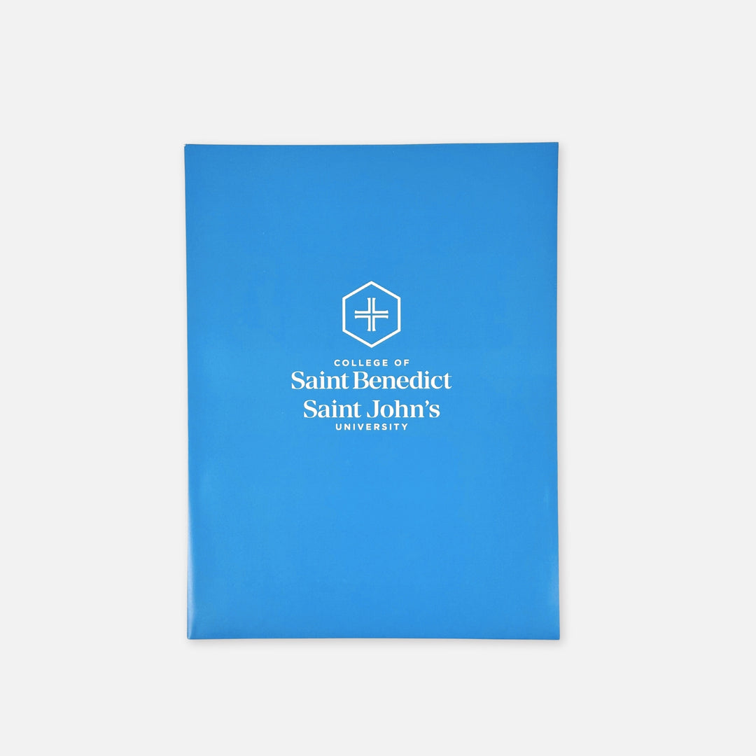 BLUE CSB SJU FOLDER