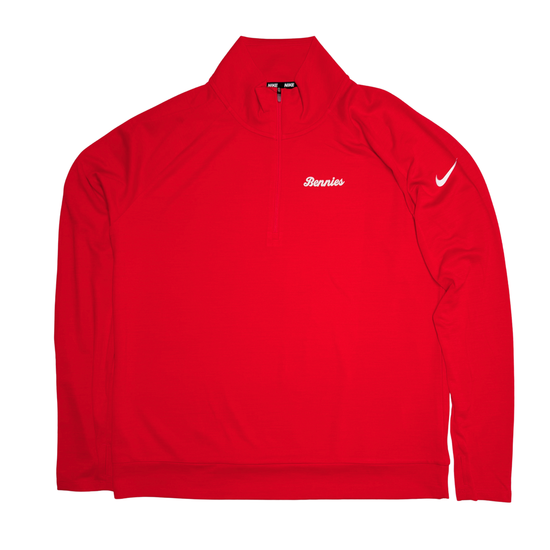 NIKE 1/4 ZIP PACER CSB BENNIES
