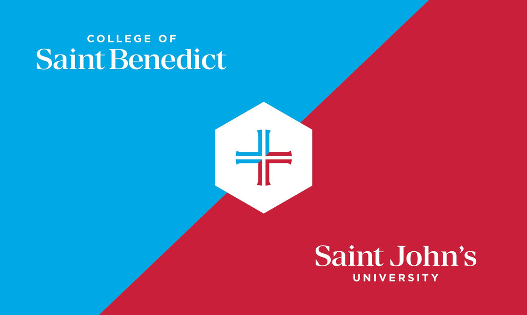 FLAG CSB SJU DOUBLE SIDED HALF COLOR