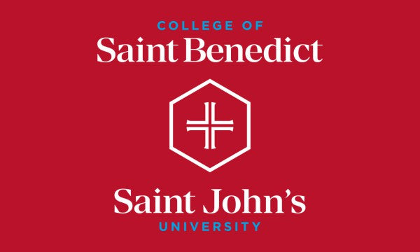 FLAG CSB SJU DOUBLE SIDED WITH GROMMETS