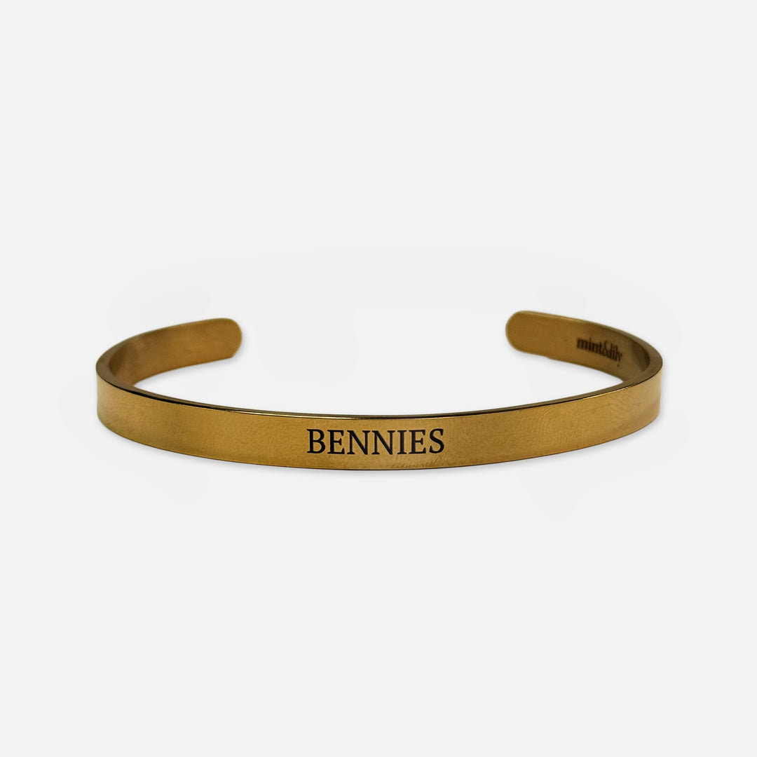 NOT SISTERS BY BLOOD BUT BY HEART CUFF BRACELET