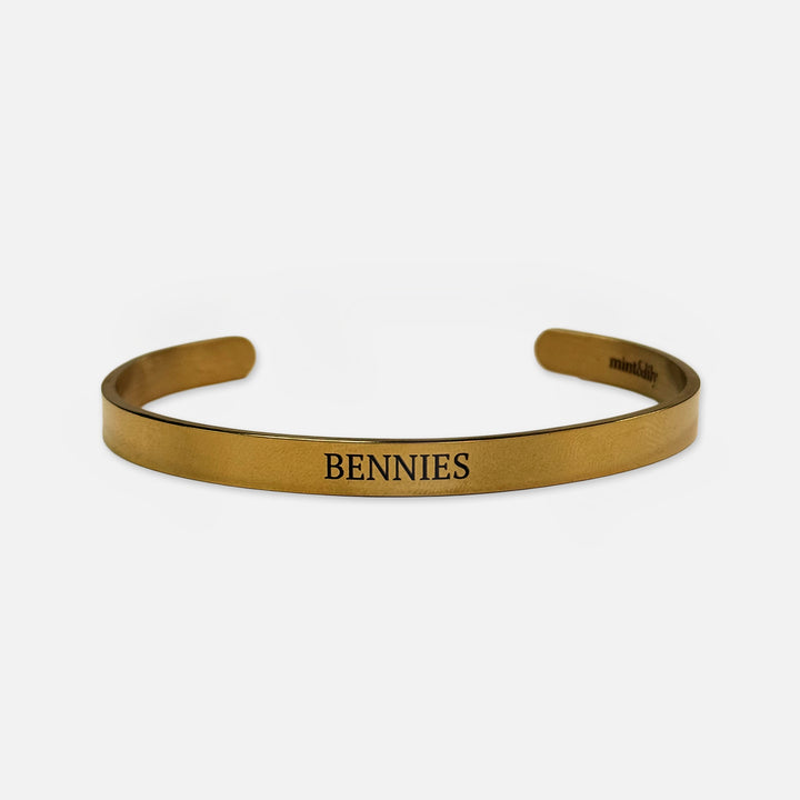 NOT SISTERS BY BLOOD BUT BY HEART CUFF BRACELET