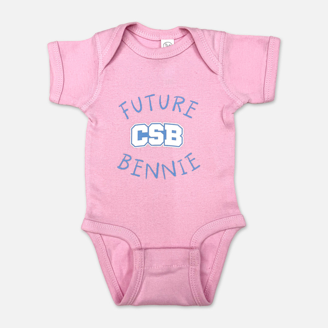 INFANT SHORT SLEEVE ONESIE FUTURE BENNIE