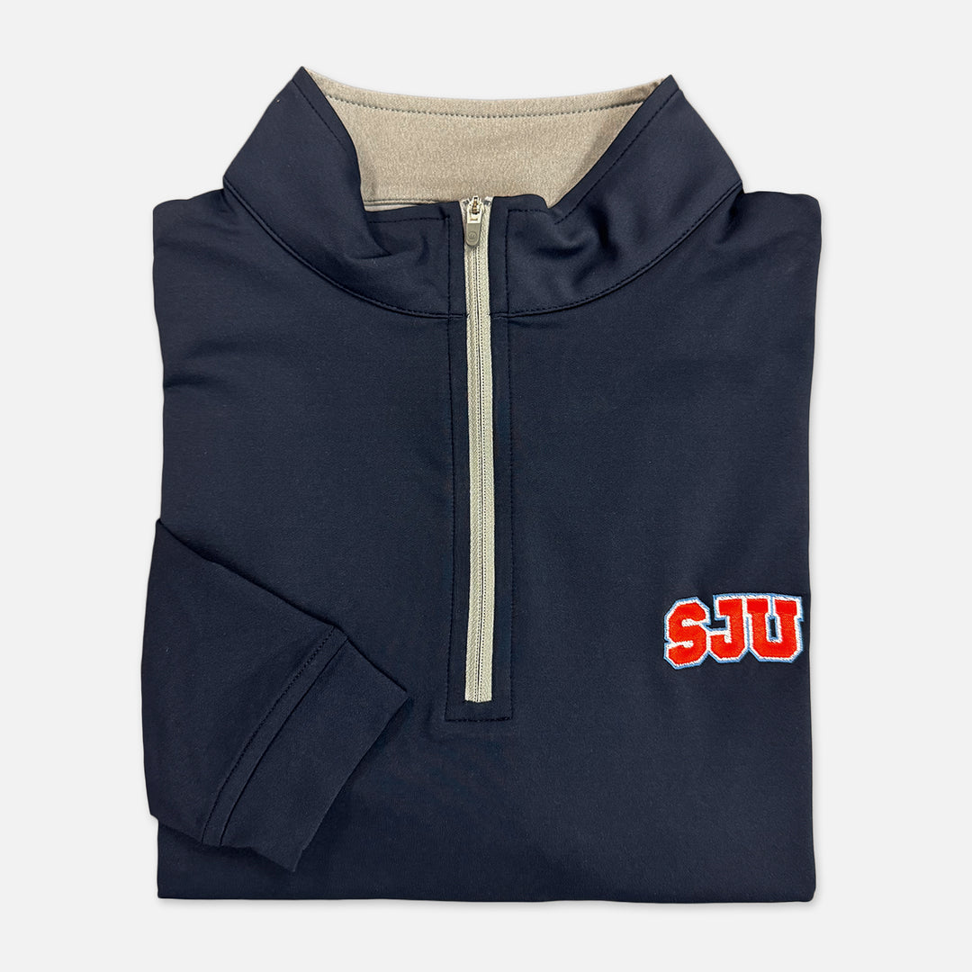 PETER MILLAR 1/4 ZIP WITH SJU