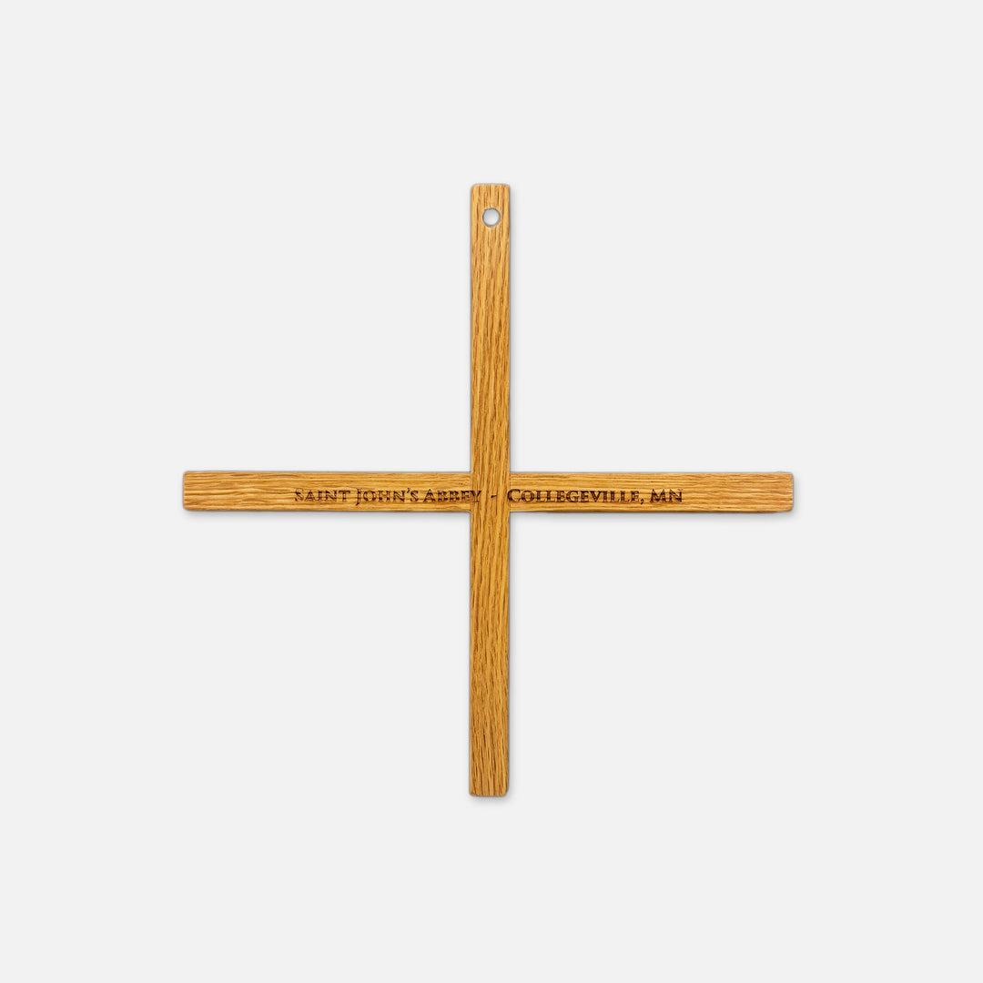 SMALL NATURAL RED OAK CROSS