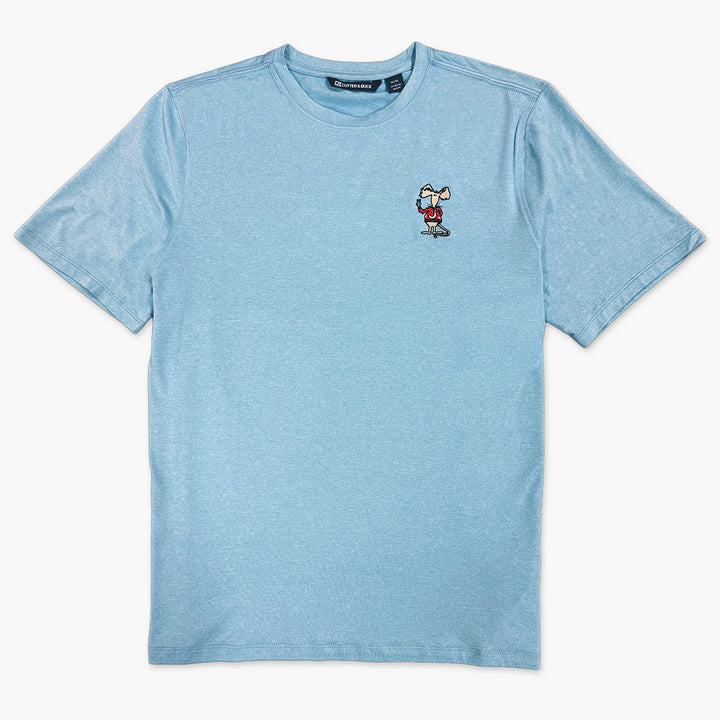 CUTTER & BUCK SHORT SLEEVE TSHIRT WITH JOHNNIE RAT