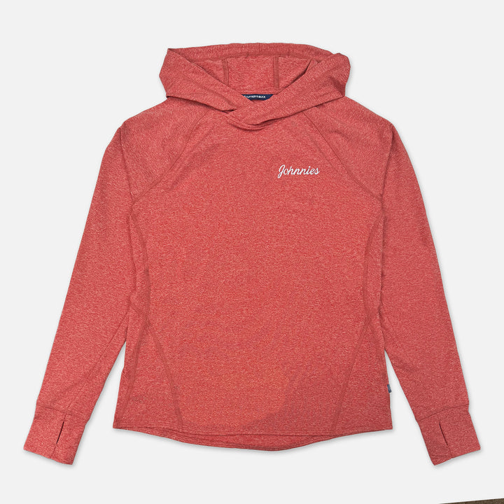 WOMEN'S CUTTER & BUCK HOODED PULLOVER WITH JOHNNIES