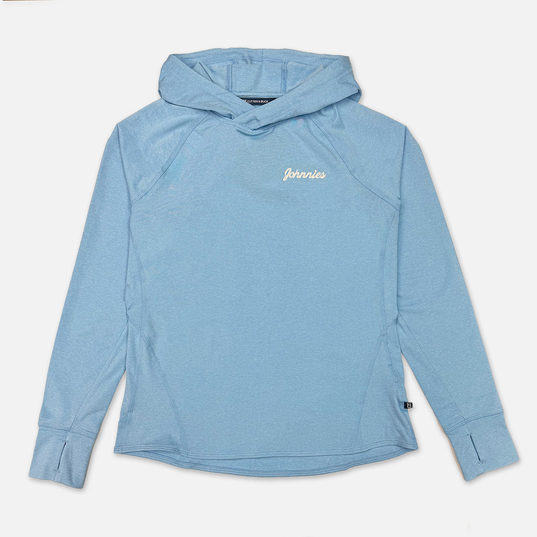 WOMEN'S CUTTER & BUCK HOODED PULLOVER WITH JOHNNIES