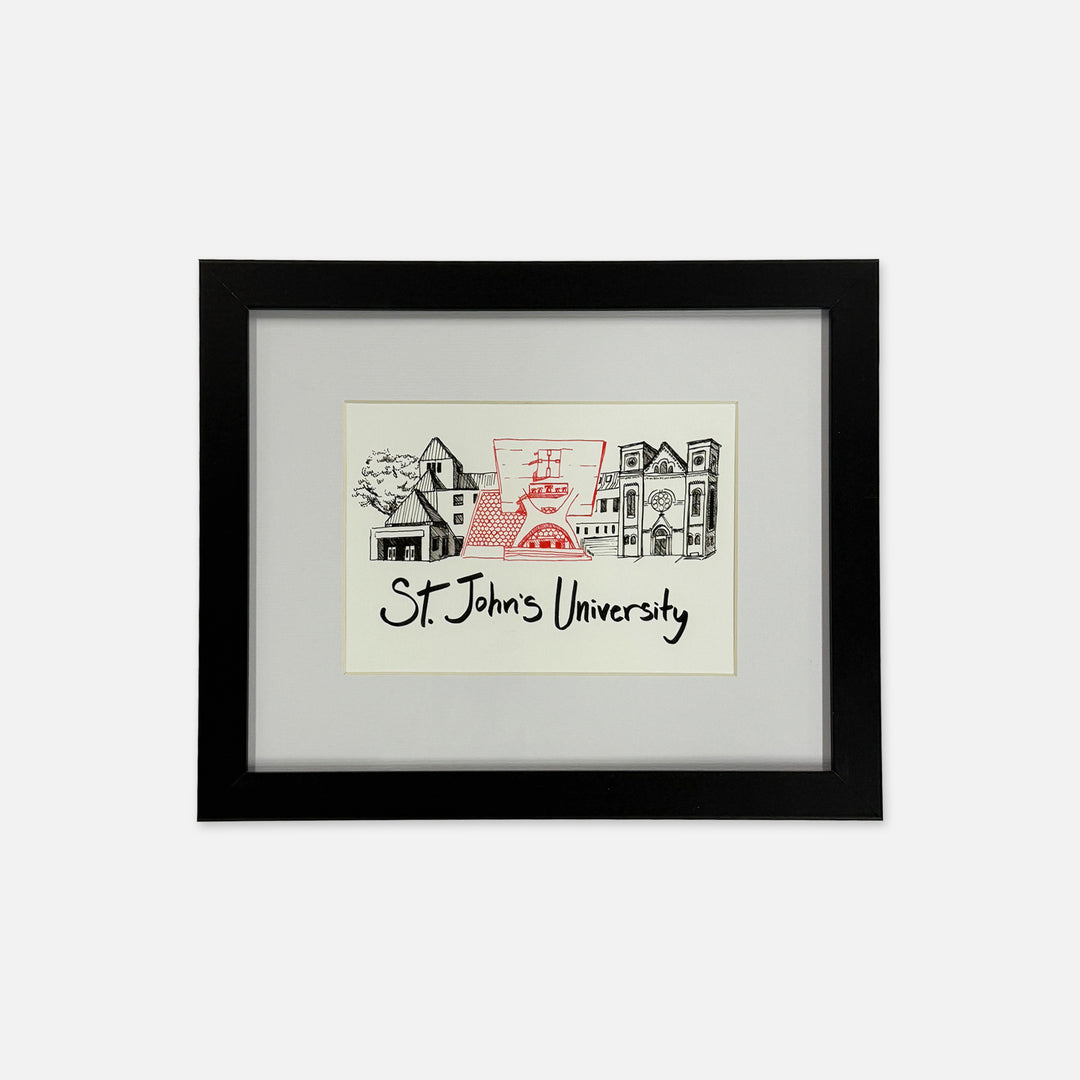 FRAMED PRINT ST. JOHN'S BUILDINGS