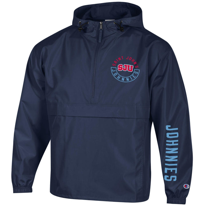 CHAMPION 1/2 ZIP HOODED JACKET ST. JOHN'S UNIVERSITY