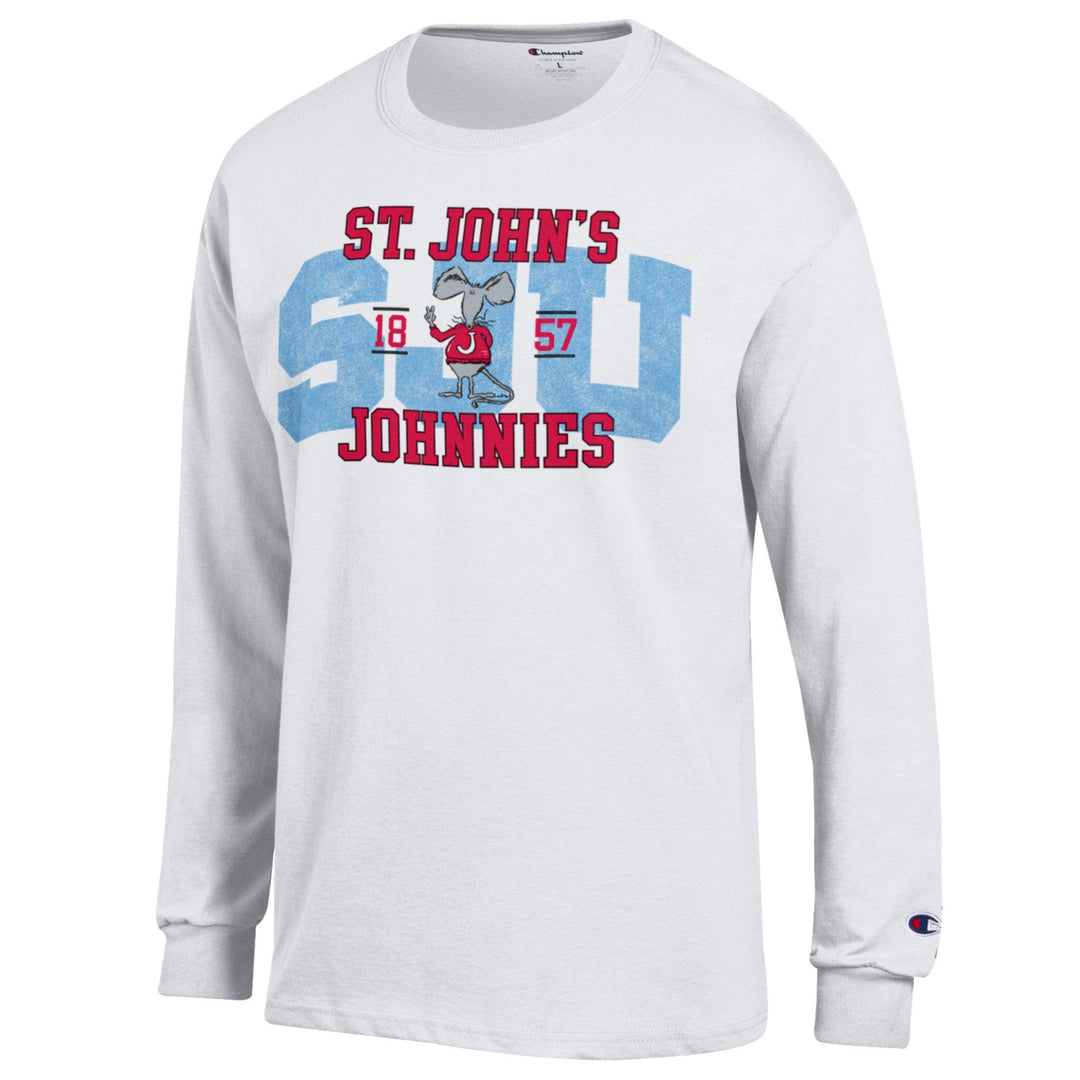 CHAMPION LONG SLEEVE TSHIRT SJU JOHNNIE RAT