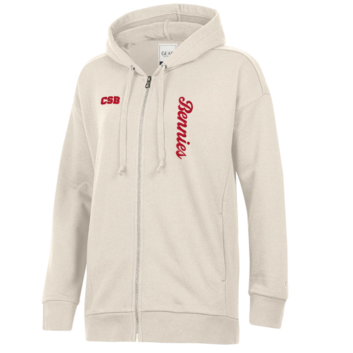 WOMEN'S FULL ZIP HOODED SWEATSHIRT CSB BENNIES
