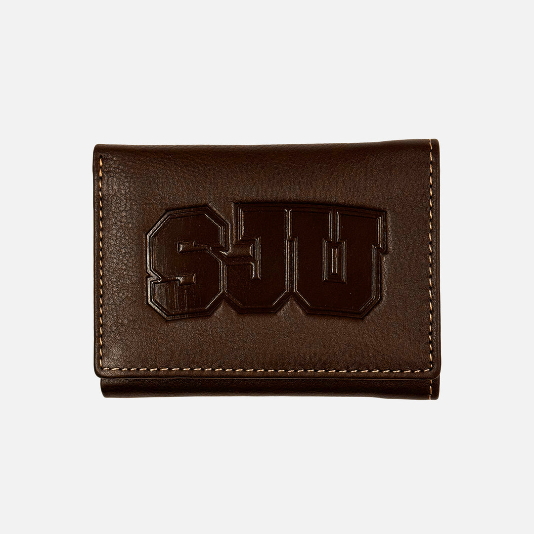 TRIFOLD LEATHER WALLET SJU