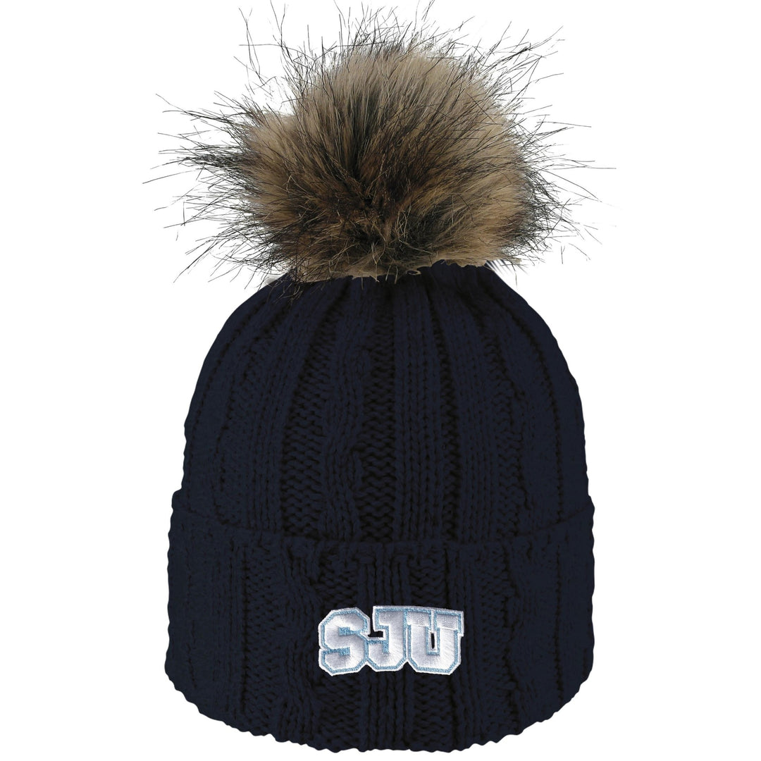 KNIT POM BEANIE SJU