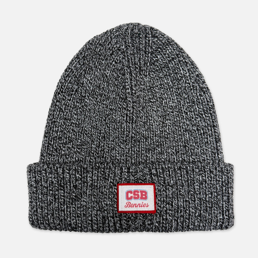 KNIT RIBBED CUFFED BEANIE CSB BENNIES