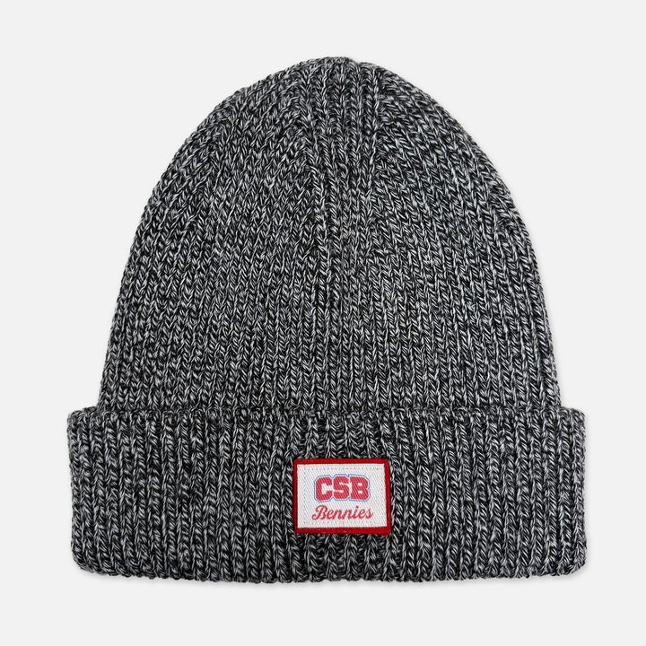 KNIT RIBBED CUFFED BEANIE CSB BENNIES