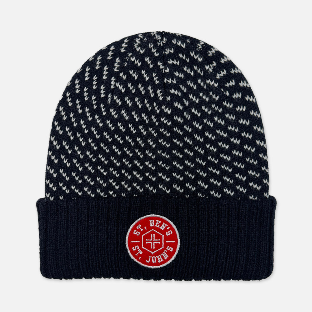 KNIT BEANIE WITH CUFF ST. BEN'S ST. JOHN'S