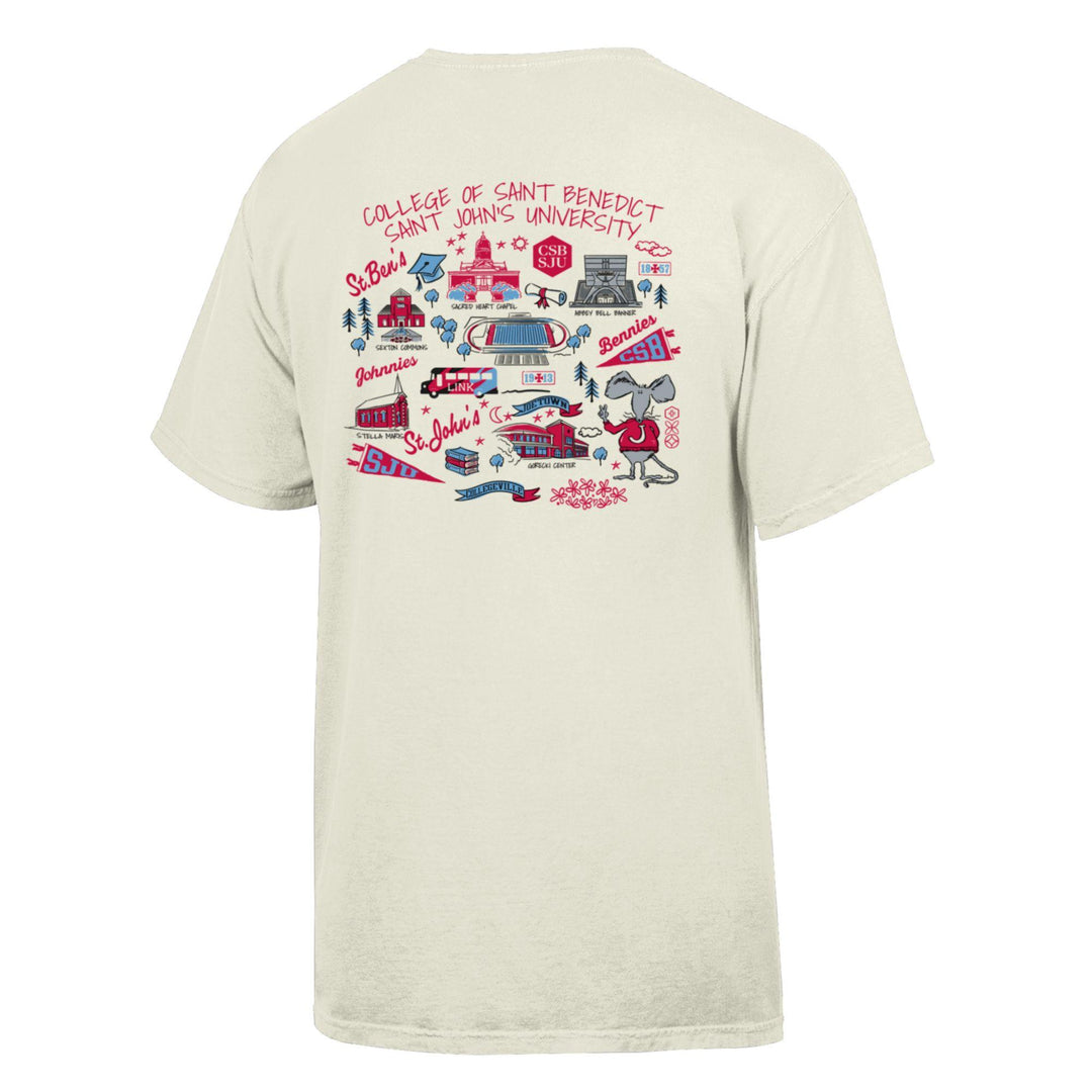 SHORT SLEEVE TSHIRT CSB SJU LOGOS
