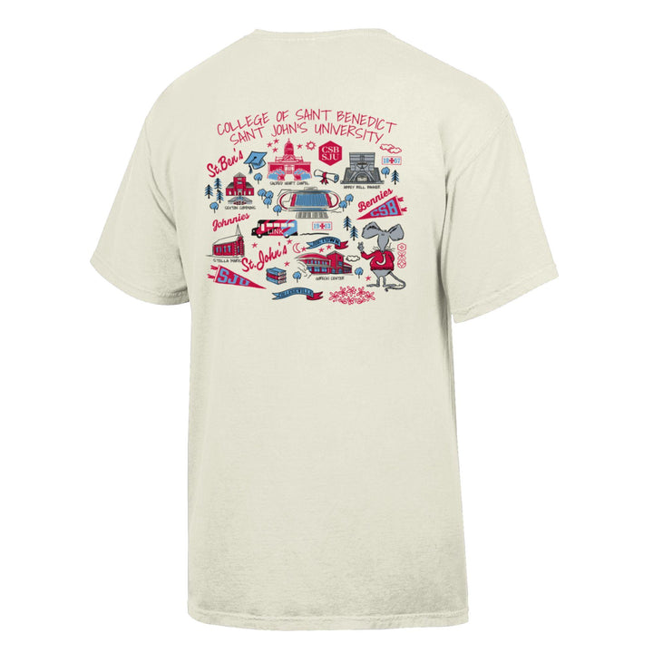 SHORT SLEEVE TSHIRT CSB SJU LOGOS