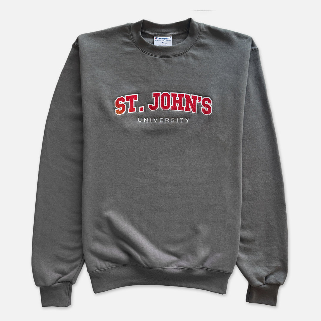 CHAMPION ST. JOHN'S ARCH UNIVERSITY CREWNECK SWEATSHIRT