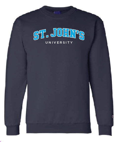 CHAMPION ST. JOHN'S ARCH UNIVERSITY CREWNECK SWEATSHIRT