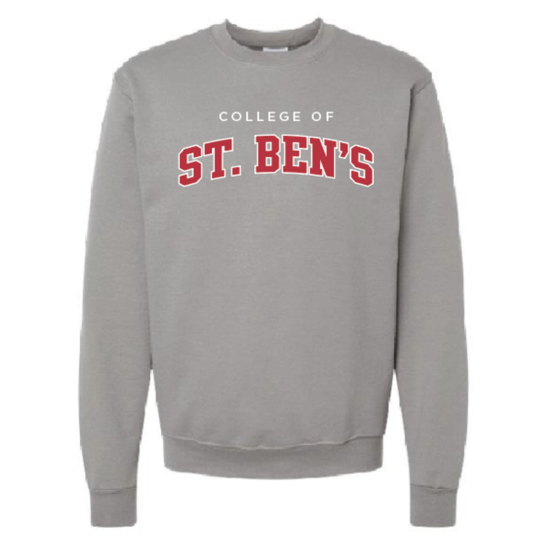 CHAMPION COLLEGE OF ST. BEN'S ARCH CREWNECK SWEATSHIRT