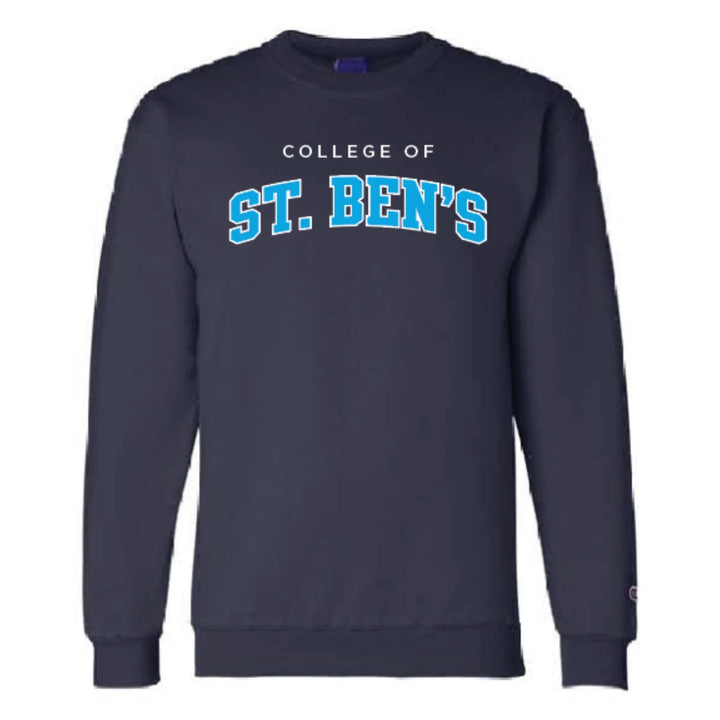 CHAMPION COLLEGE OF ST. BEN'S ARCH CREWNECK SWEATSHIRT