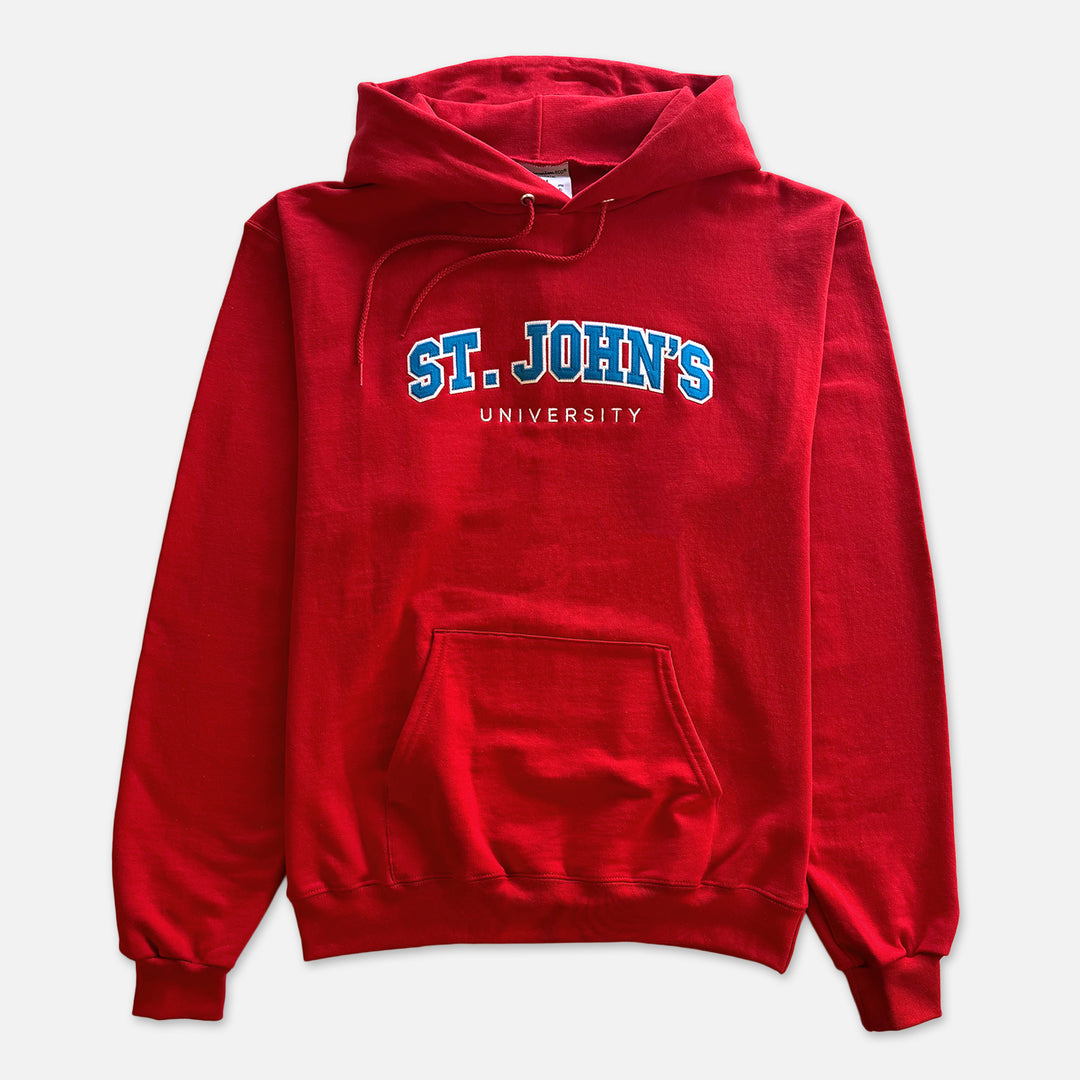 CHAMPION ST. JOHN'S UNIVERSITY ARCH HOODED SWEATSHIRT