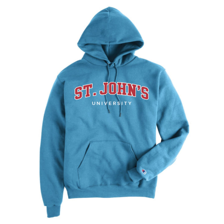 CHAMPION ST. JOHN'S UNIVERSITY ARCH HOODED SWEATSHIRT