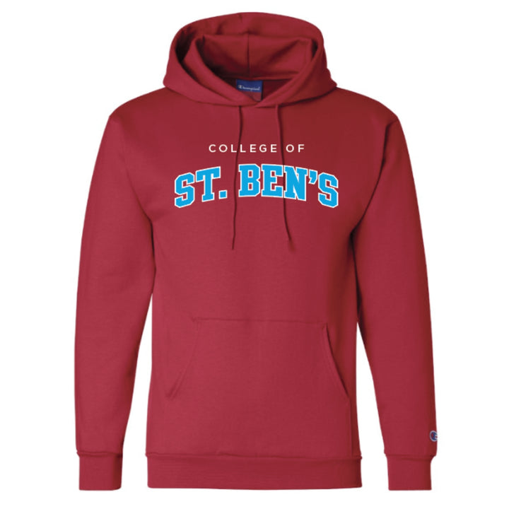 CHAMPION COLLEGE ST. BEN'S ARCH HOODED SWEATSHIRT