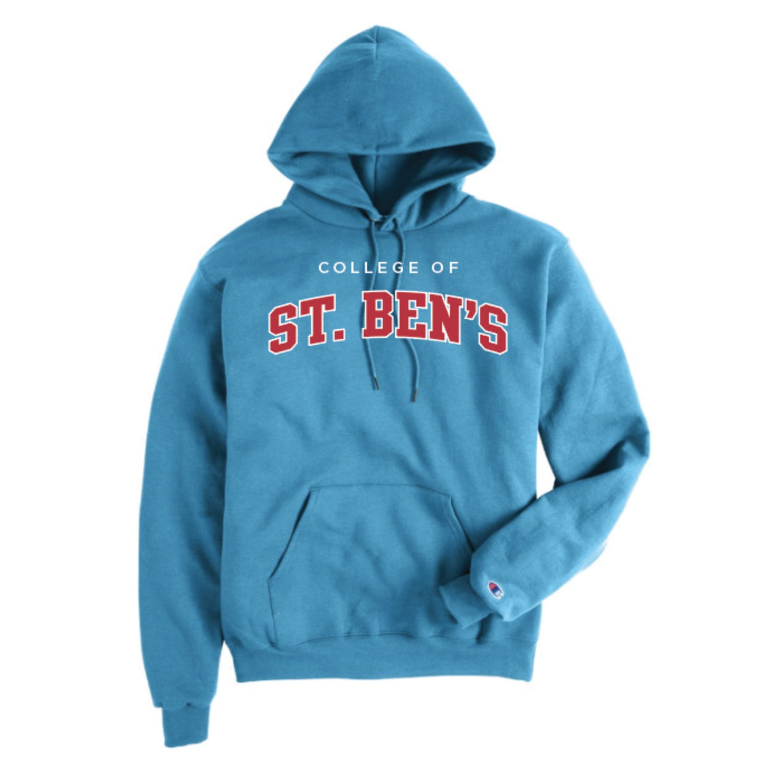 CHAMPION COLLEGE ST. BEN'S ARCH HOODED SWEATSHIRT