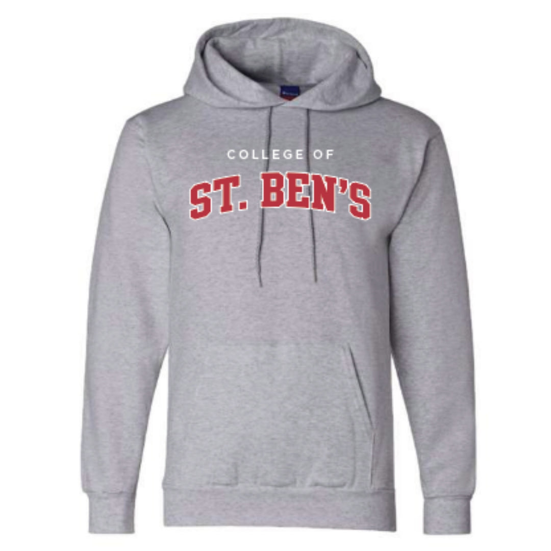 CHAMPION COLLEGE ST. BEN'S ARCH HOODED SWEATSHIRT