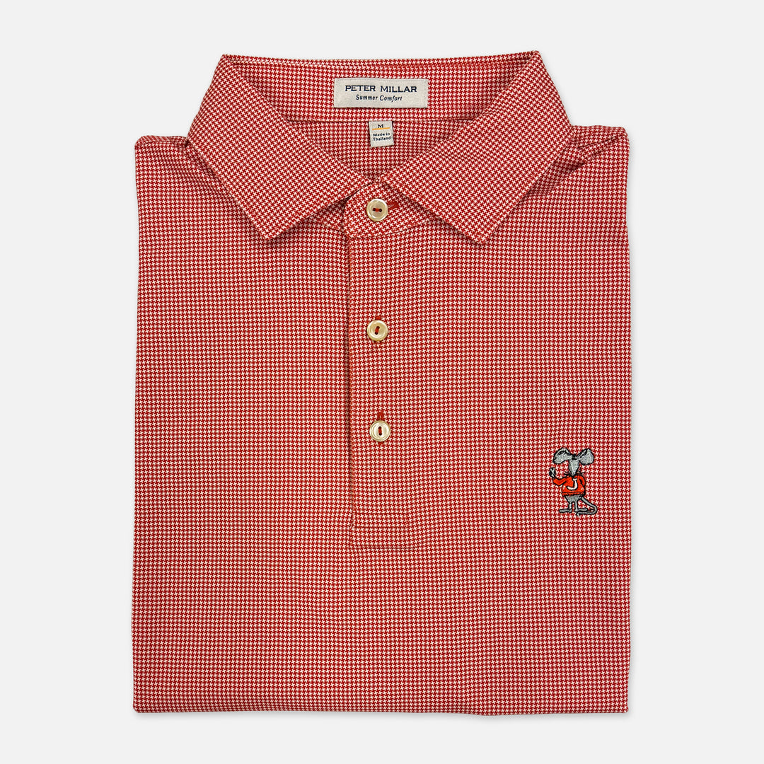 PETER MILLAR BORDER PERFORMANCE POLO WITH JOHNNIE RAT
