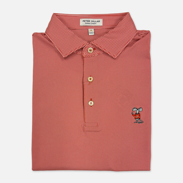 PETER MILLAR BORDER PERFORMANCE POLO WITH JOHNNIE RAT