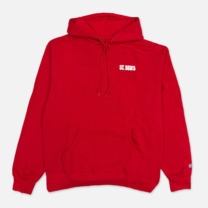 PUFF PRINT HOODED SWEATSHIRT ST. BEN'S COLLEGE OF ST. BENEDICT BENNIES