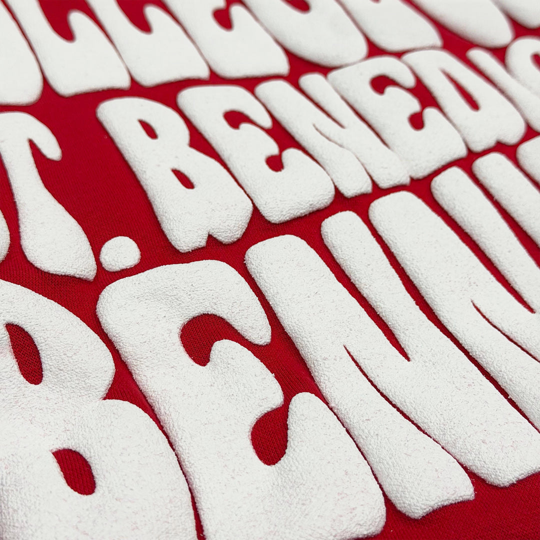 PUFF PRINT HOODED SWEATSHIRT ST. BEN'S COLLEGE OF ST. BENEDICT BENNIES