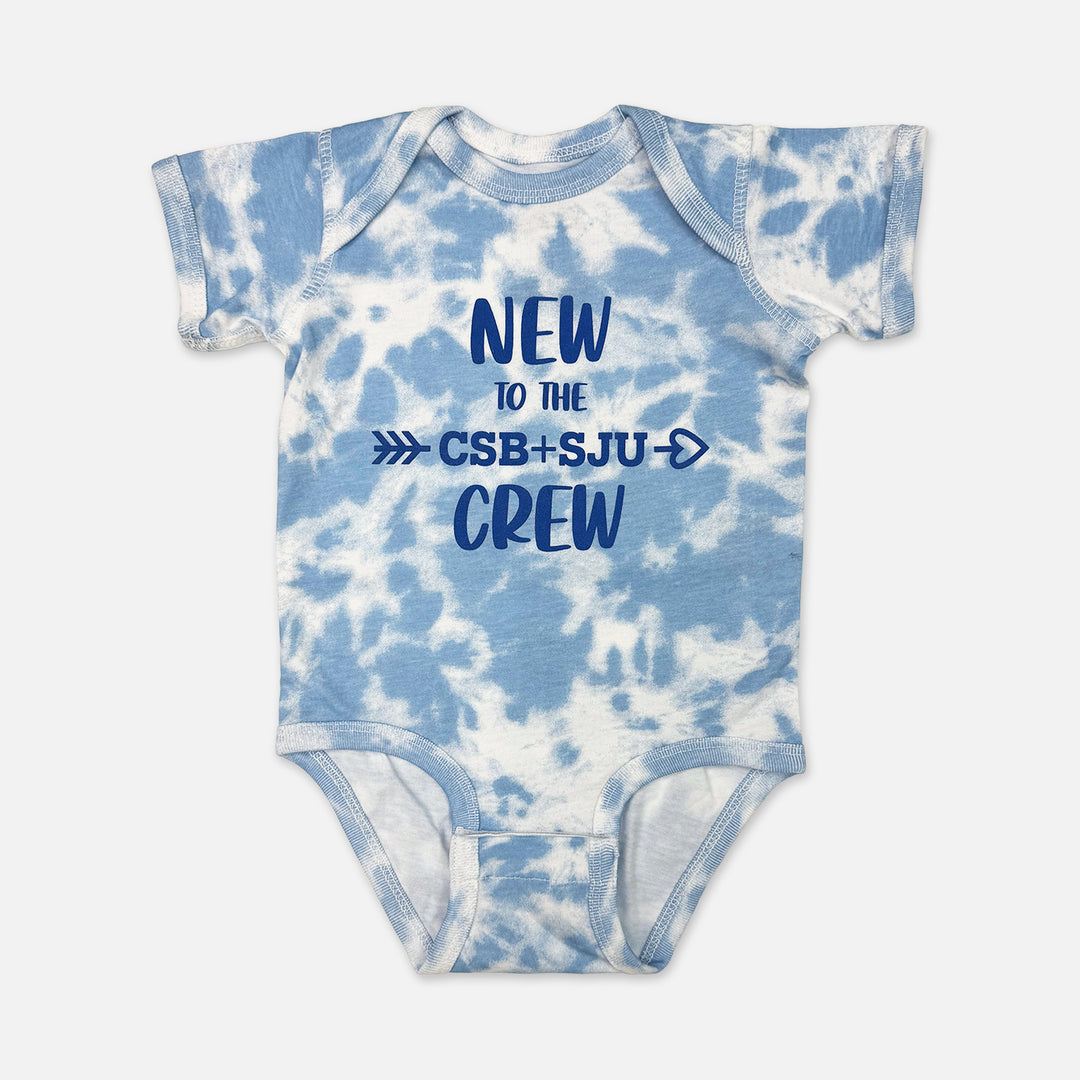 INFANT ONESIE NEW TO THE CSB SJU CREW