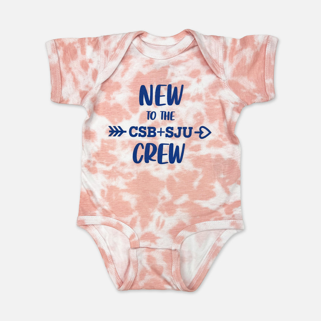 INFANT ONESIE NEW TO THE CSB SJU CREW
