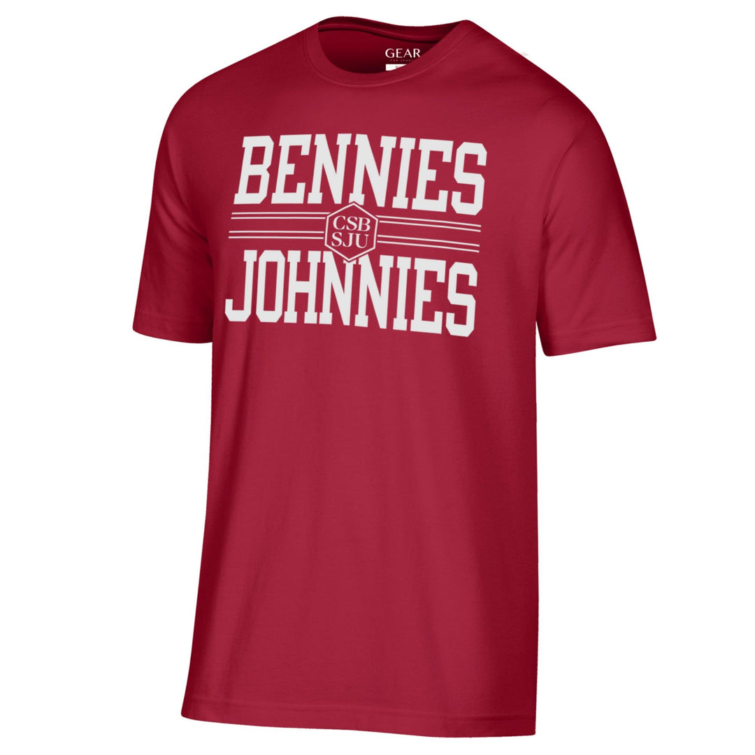 SHORT SLEEVE TSHIRT BENNIES JOHNNIES WITH CSB SJU HEX