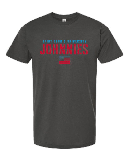 SHORT SLEEVE TSHIRT SAINT JOHN'S UNIVERSITY WITH FLAG