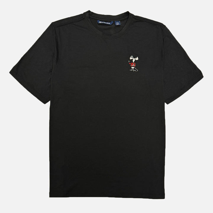 CUTTER & BUCK SHORT SLEEVE TSHIRT WITH JOHNNIE RAT