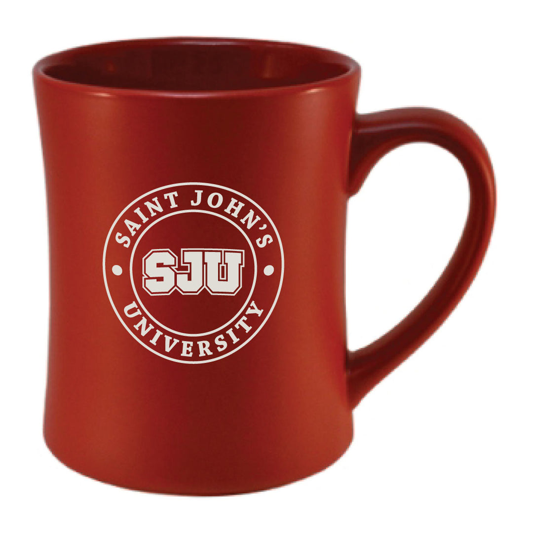 COFFEE MUG ETCHED SAINT JOHN'S UNIVERSITY