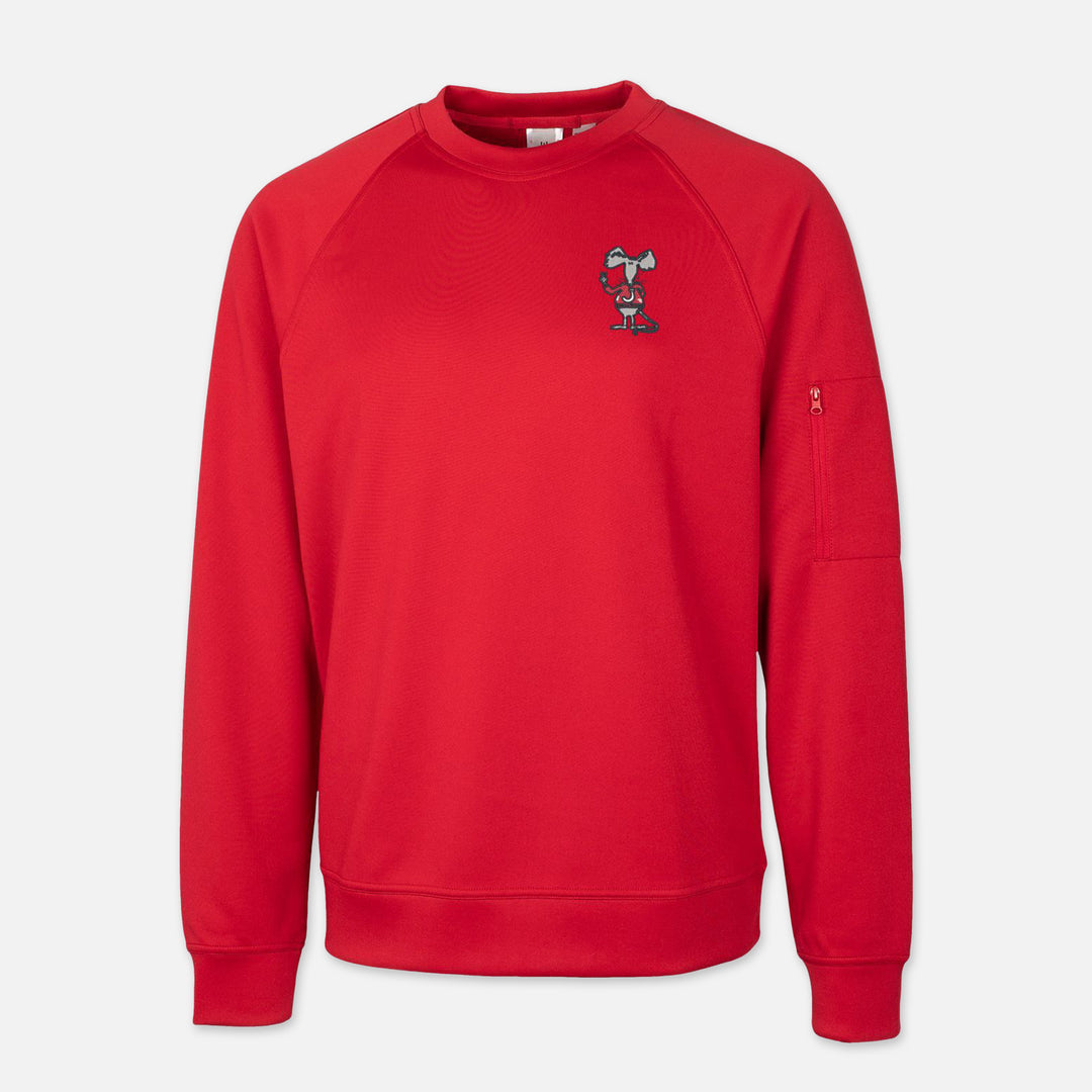 CREWNECK SWEATSHIRT LEFT CHEST JOHNNIE RAT