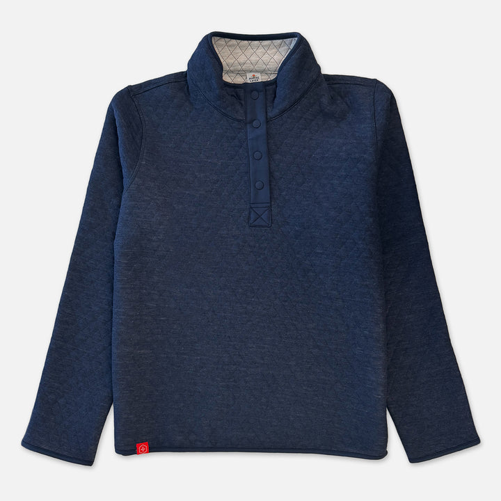 WOMENS MARINE LAYER CSB+SJU REVERSIBLE PULLOVER