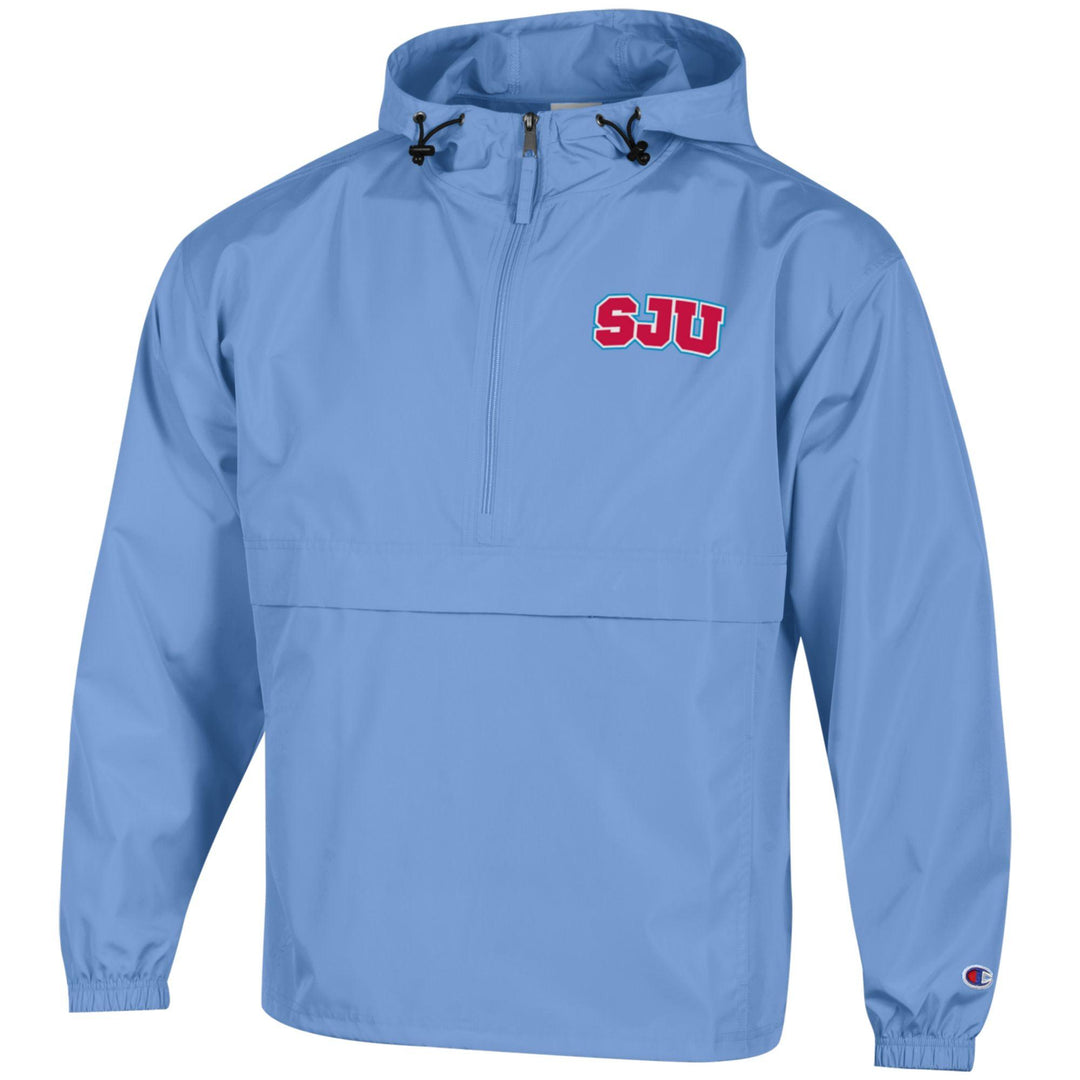 CHAMPION PACK N GO 1/2 ZIP SJU JACKET
