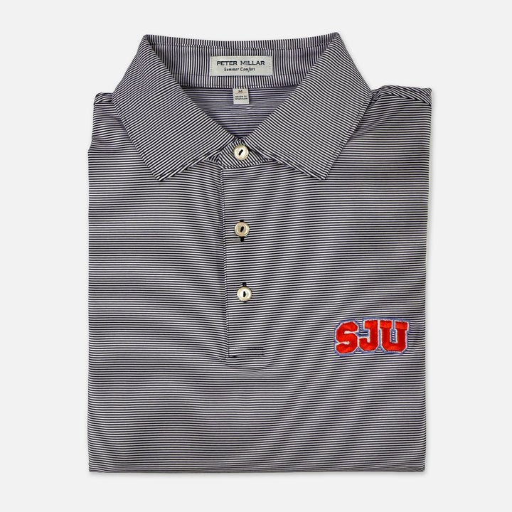 PETER MILLAR STRIPE POLO SJU
