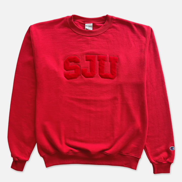 CHAMPION SJU CREWNECK SWEATSHIRT