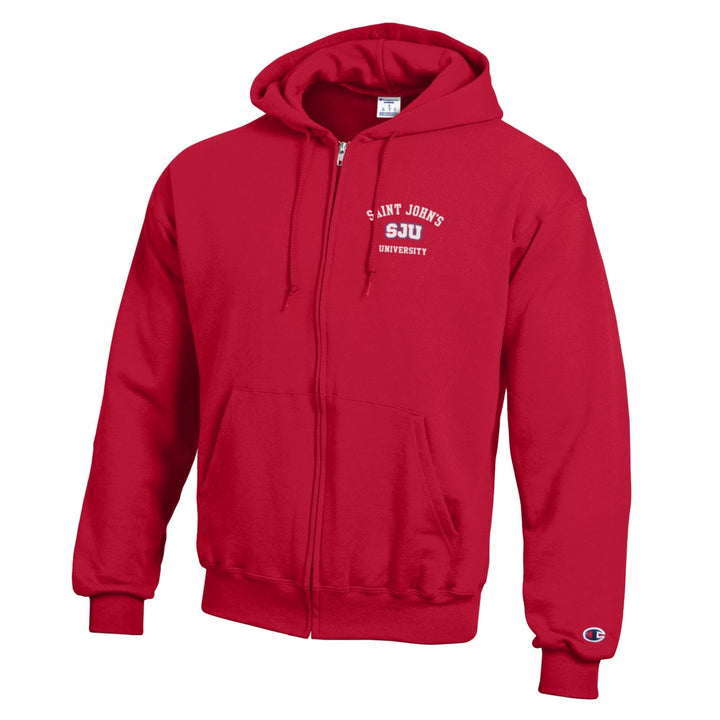 CHAMPION SJU FULL ZIP HOODED SWEATSHIRT