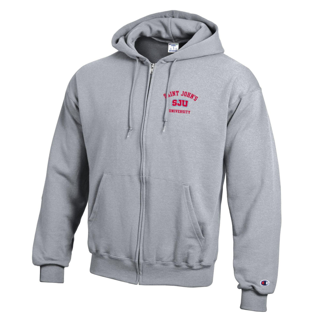 CHAMPION SJU FULL ZIP HOODED SWEATSHIRT